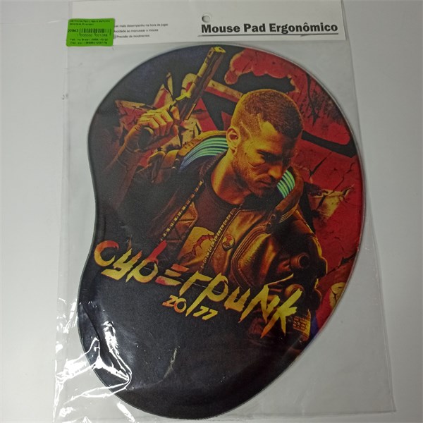 MOUSE PAD C/APOIO DE PUNHO ESTAMPAS DIVERSAS
