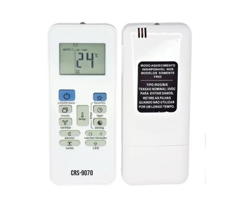 CONTROLE REMOTO AR CONDICIONADO SPRINGER CRS-9070