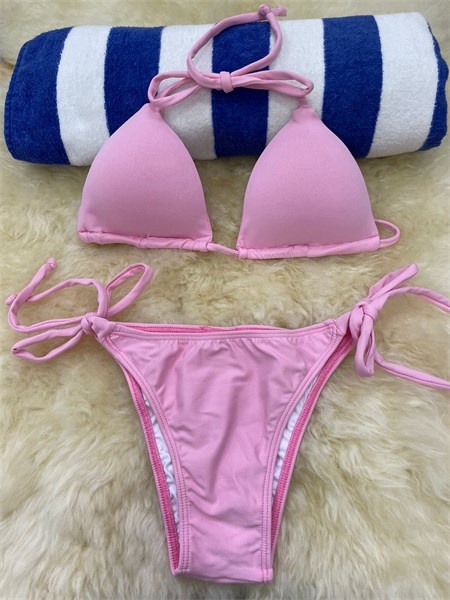 BIQUINI CORTININHA ROSA BEBE