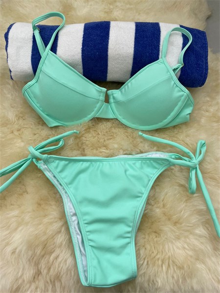 BIQUINI RETRO VERDE AGUA