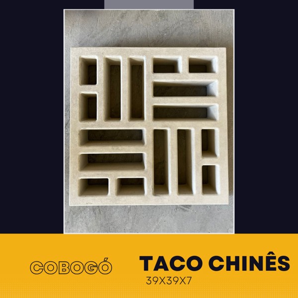 COBOGO TACO CHINES 40X40 CM PREMOLDADOS