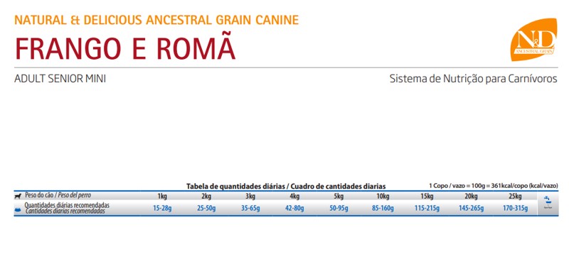 ND ANCESTRAL CAN FRANGO SENIOR MINI 2,5KG