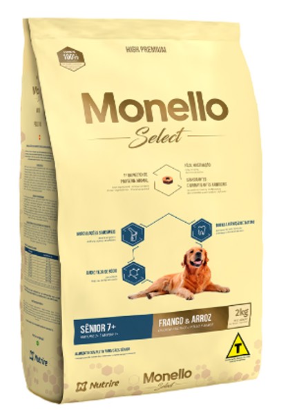 MONELLO SELECT CAES SENIOR 15KG