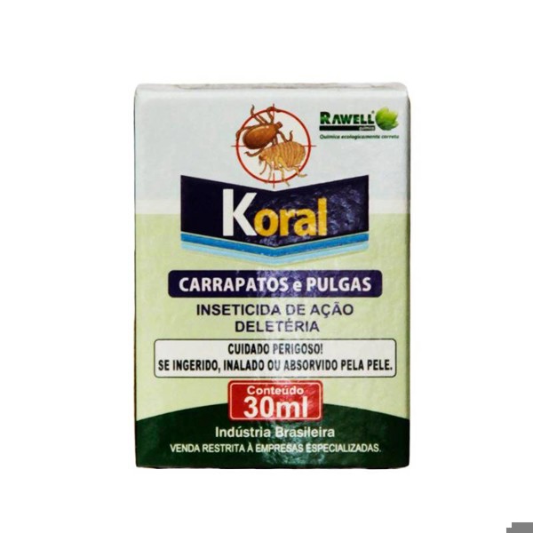 KORAL CARRAPATOS E PULGAS 30 ML