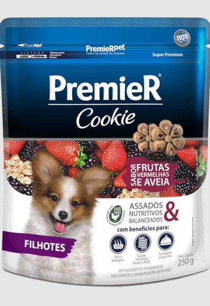 COOKIE PREMIER ADULTO FIT FRUTAS VERMELHAS 250 GR