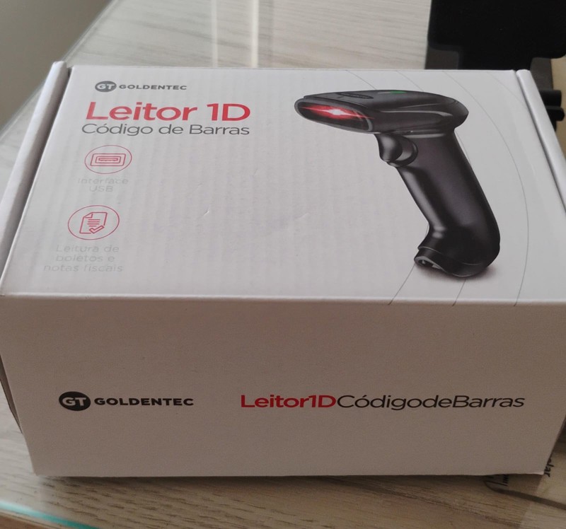 LEITOR CODIGO DE BARRAS LASER 1D -GT