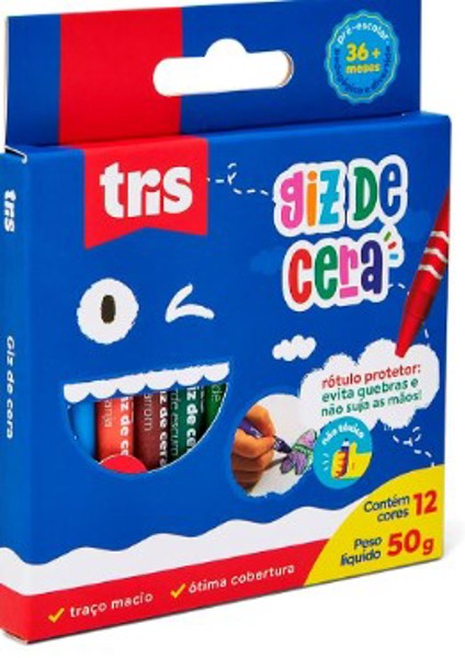 GIZ CERA FINO 12 CORES TRIS