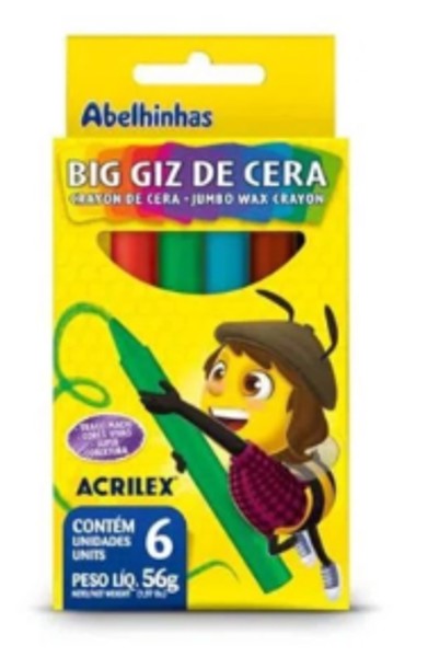 BIG GIZ DE CERA 6UN ACRILEX - 223