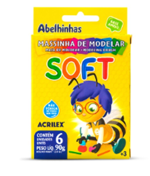 MASSA DE MODELAR SOFT 6UN ACRILEX
