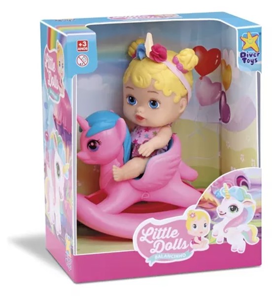 B.LITTLE DOLLS BALANCINHO UNICORNIO DIVER TOYS 8043D