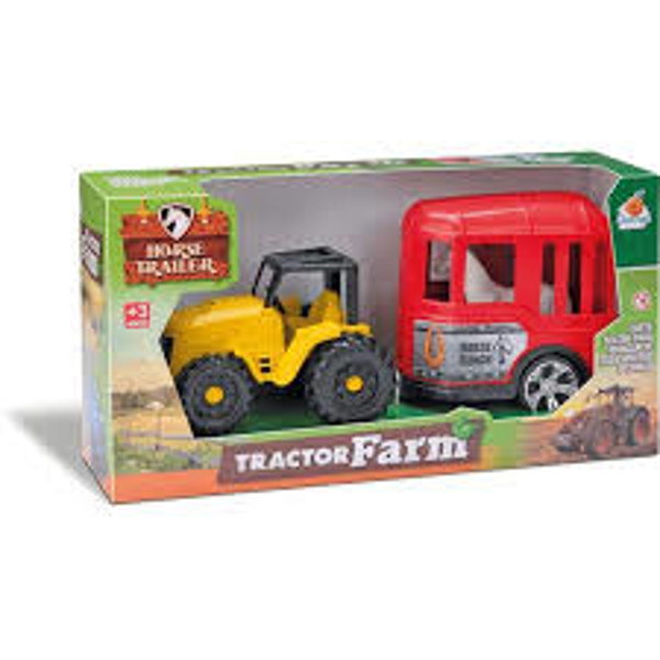 B.CARRO TRACTOR FARM ORANGE TOYS