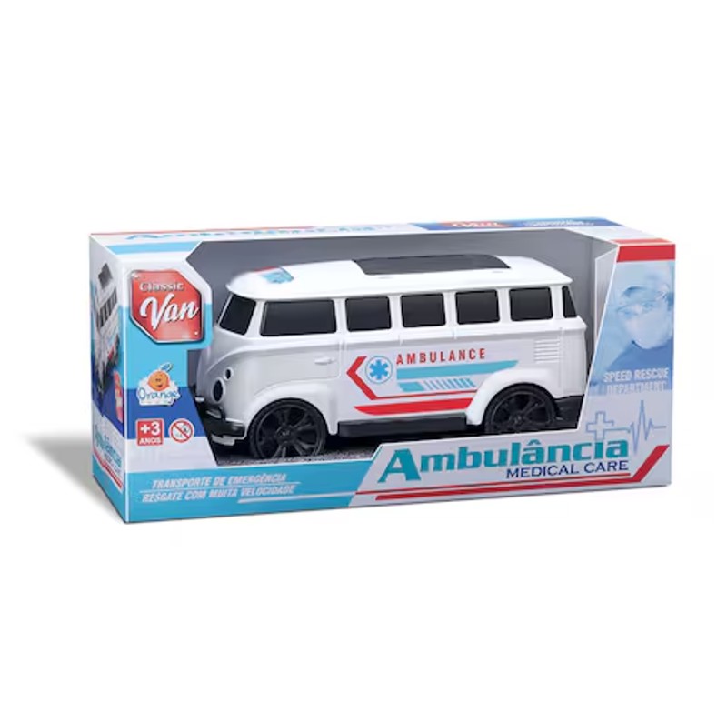 B.AMBULANCIA MEDICAL CARE ORANGE TOYS