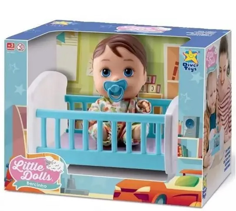 B.LITTLE DOLLS BERCINHO MENINO 8082D