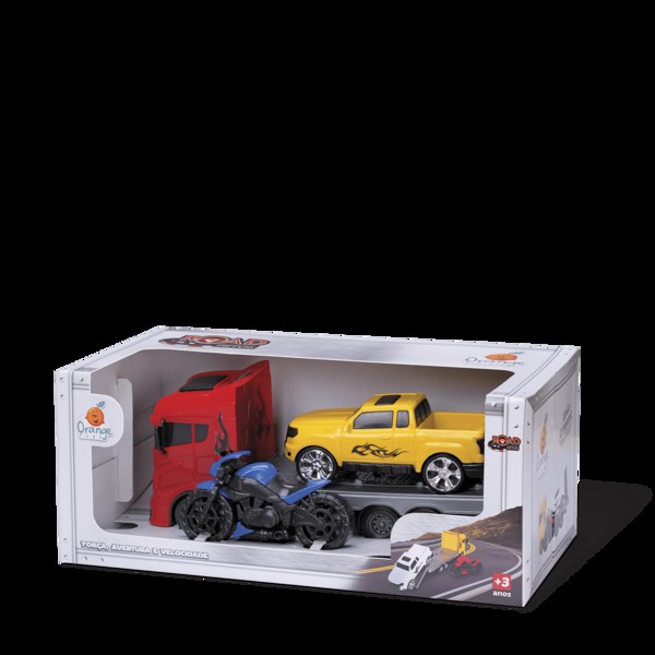 B.CARRO ROAD TRIPPERS ORANGE TOYS 414G