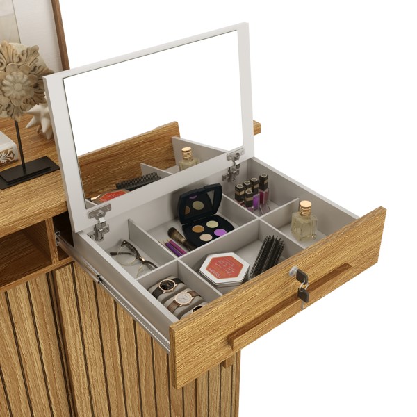 Cômoda Max 1,76 Freijo com ripado