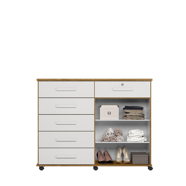 Cômoda Platina Freijo /Off white