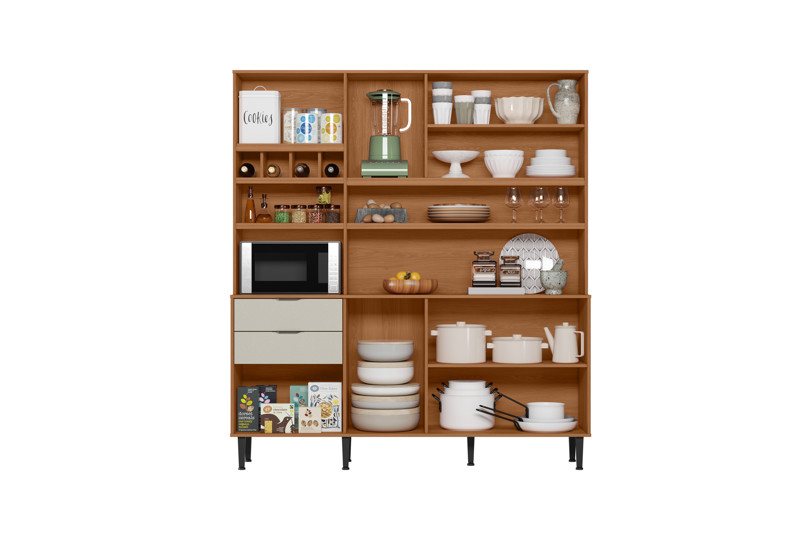 KIT COZINHA VIENA 1,80 JEQUITIBA/AREIA