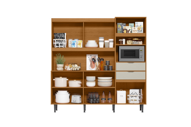 KIT COZINHA BAHAMAS 2.0 JEQUITIBA/AREIA