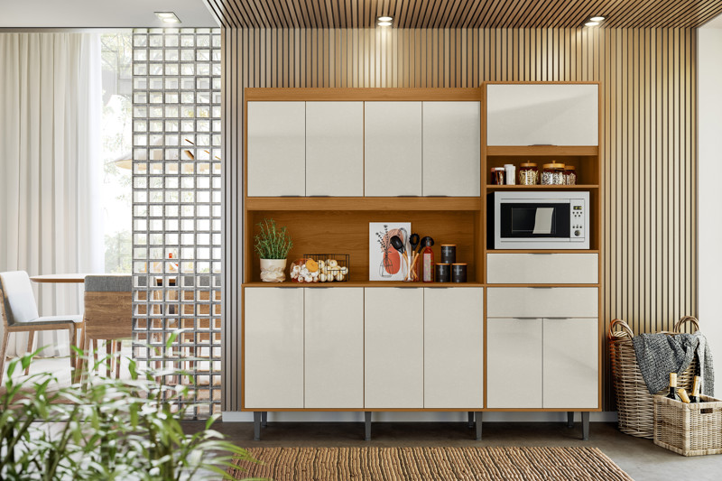 KIT COZINHA BAHAMAS 2.0 JEQUITIBA/AREIA