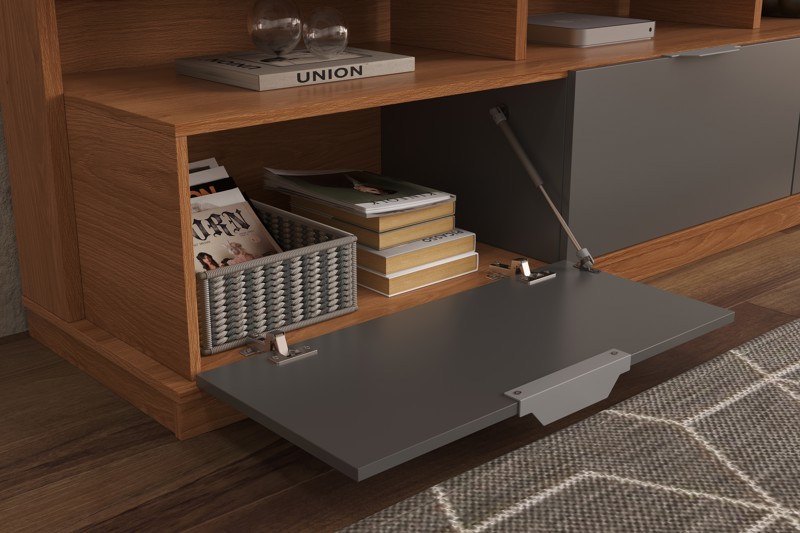 HOME BILBAO 2,07 JEQUITIBA/CINZA PEROLIZADO