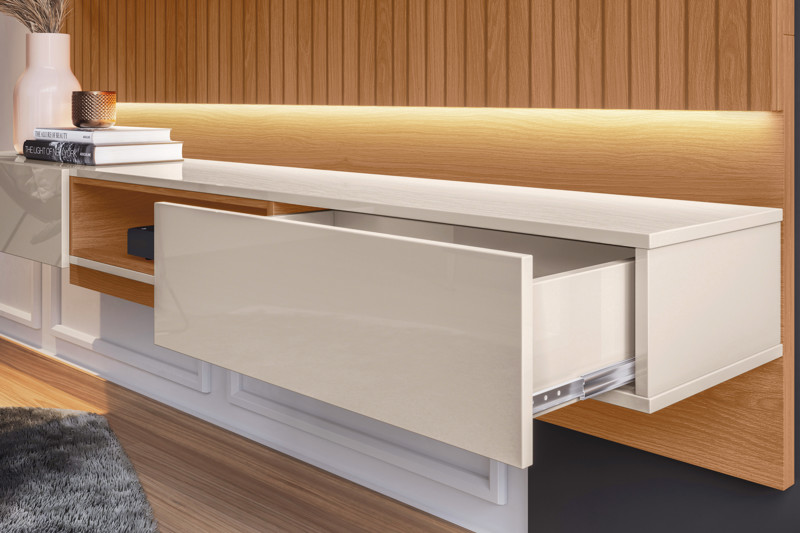 PAINEL PARIS 1,80 JEQUIBA RIPADO /OFF WHITE