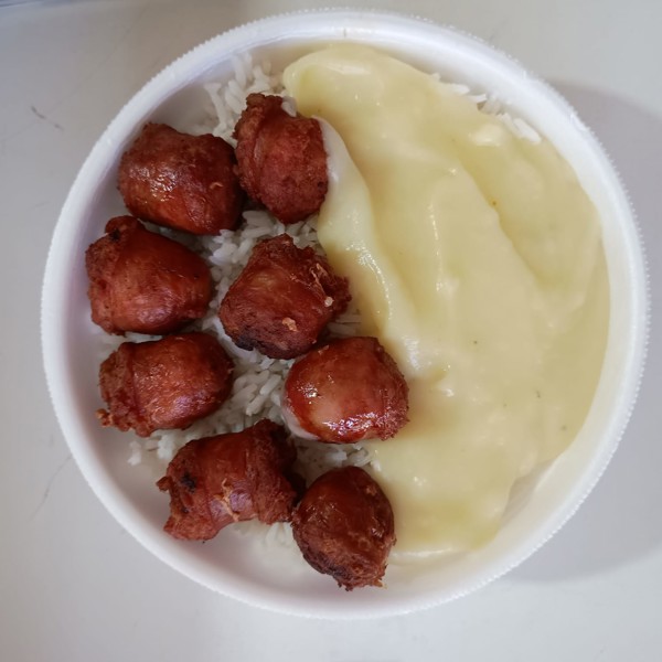 Linguiça toscana frita