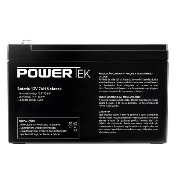 Bateria Para Nobreak 12v 7Ah EN013 Powertek
