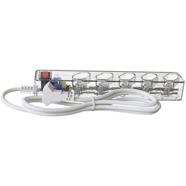 Filtro de Linha Com Proteção DPS 3P Energia 5 Clamper Transparente