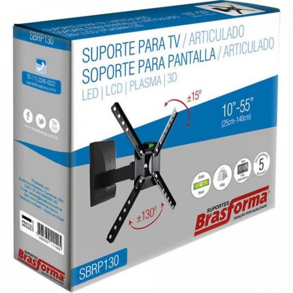 Suporte Para TV Móvel 10"-55" SBRP130 Brasforma