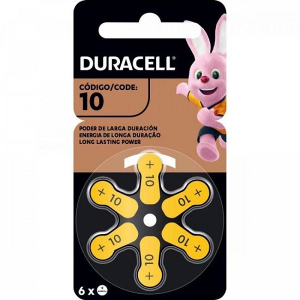Pilha Auditiva 10 (Cartela C/6 Unid.) Duracell