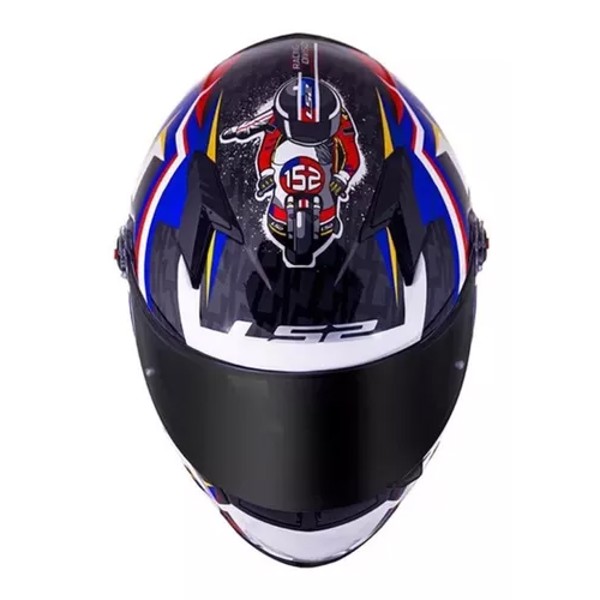 Capacete LS2 FF358 Classic Veloxer - COR: Branco, TAMANHO: 58