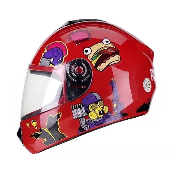 Capacete FLY Fun Game vermelho 56