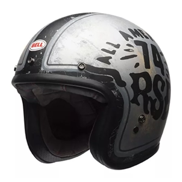 Capacete Bell Custom RSD 74 cinza fosco 56 (ULTIMA PEÇA) COM PEQUENAS AVARIAS S/GARANTIA
