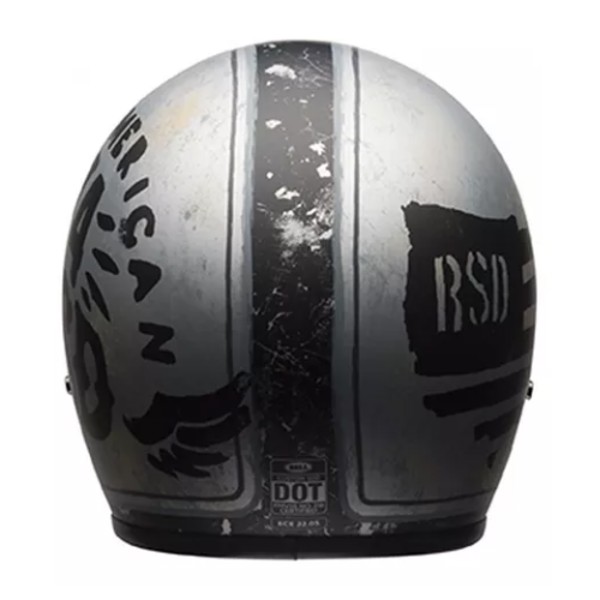 Capacete Bell Custom RSD 74 cinza fosco 56 (ULTIMA PEÇA) COM PEQUENAS AVARIAS S/GARANTIA