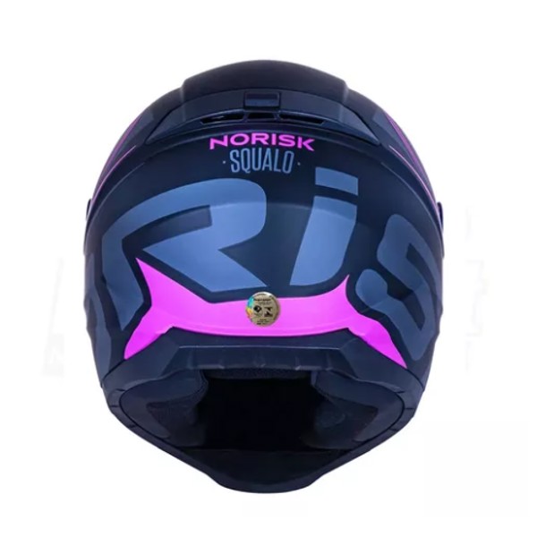 Capacete Norisk FF802 Razor Squalo - COR: Preto/Rosa, TAMANHO: 54