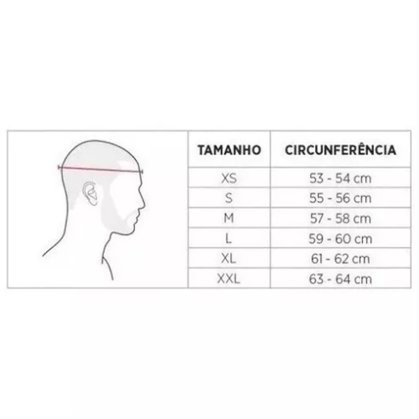 Capacete EBF Spark Jet Speed - COR: Preto/Vermelho, TAMANHO: 56