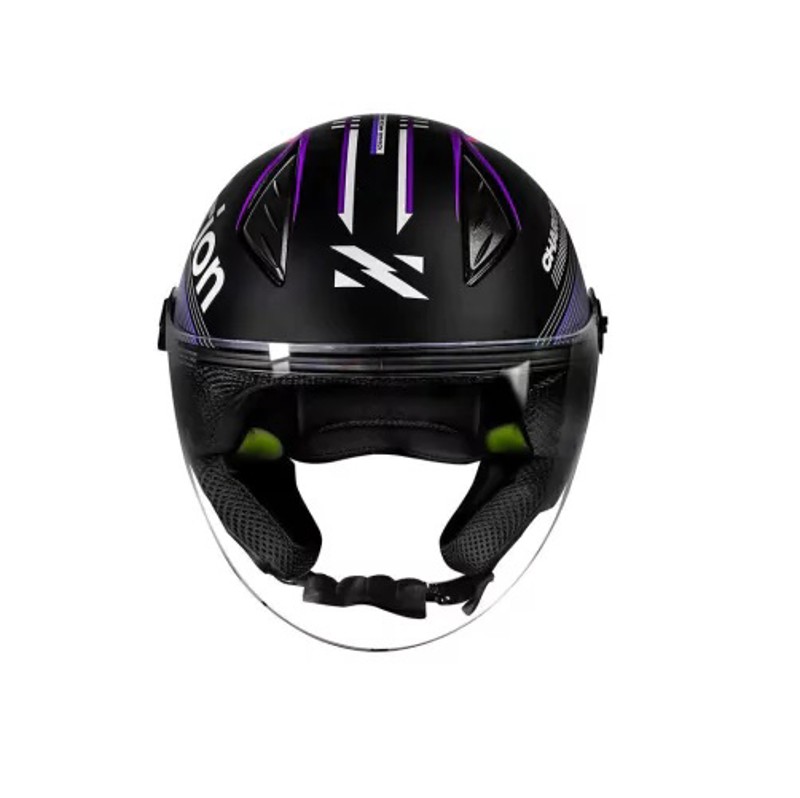 Capacete Norisk Neo Vizion - COR: Preto/Roxo, TAMANHO: 58