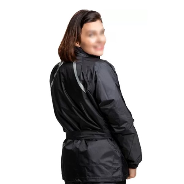 Capa Chuva Feminina California - COR: Preto/Rosa, TAMANHO: P