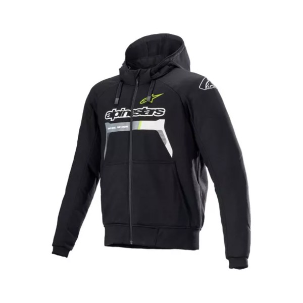 Jaqueta Alpinestars Chrome Ignition Hoodie M Preto/Amarelo