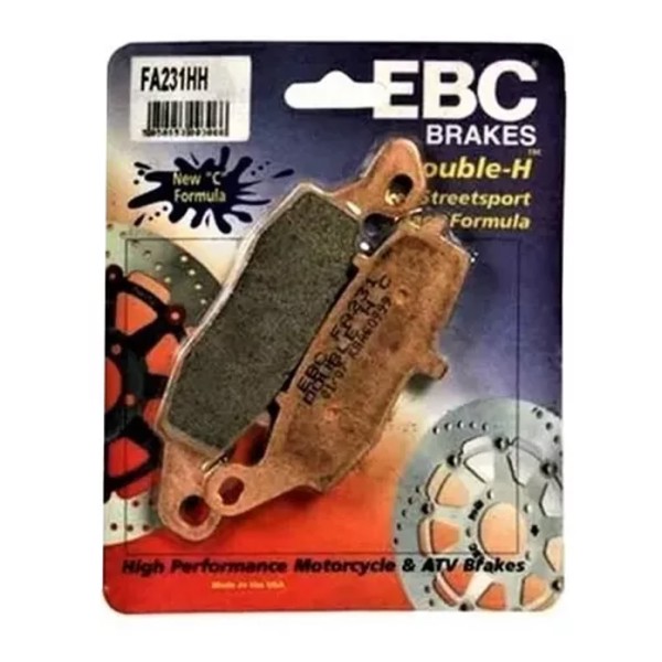 Pastilha ER6N/Versys 650/1000 DD EBC FA-231HH