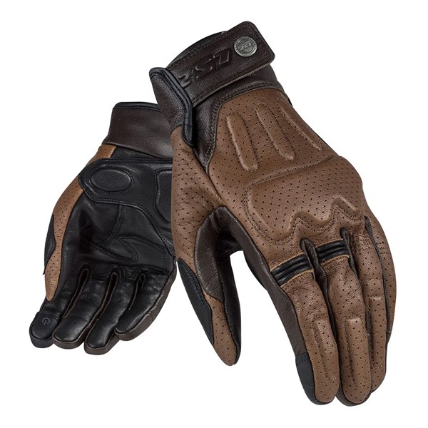 Luva LS2 masculina Rust - COR: Marrom, TAMANHO: 2G