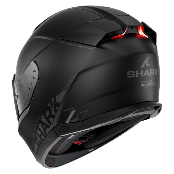 Capacete Shark Skwal I3 Blank SP KAK - COR: Preto Fosco, TAMANHO: 62
