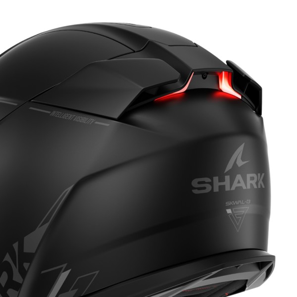 Capacete Shark Skwal I3 Blank SP KAK - COR: Preto Fosco, TAMANHO: 62