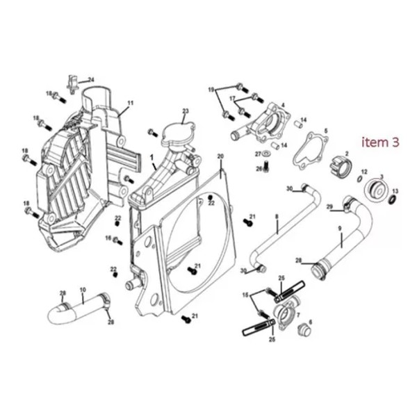 Retentor Selo Mecânico Citycom / Maxsym / Next / NH / Cruisym Original Dafra 10347-T46-000