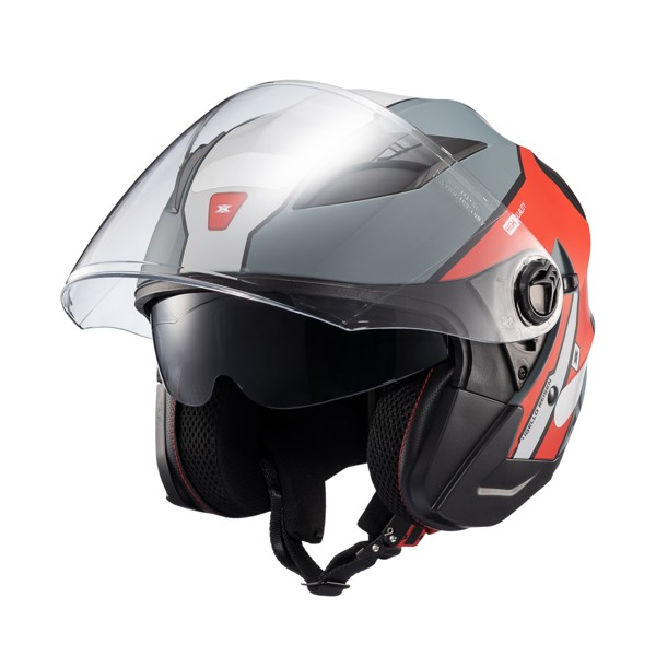 Capacete TEXX aberto