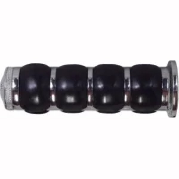 Manopla Custom Touring 1"Cromada Ponta Lisa 1" C/ Roldana JP K805 NEOPAK