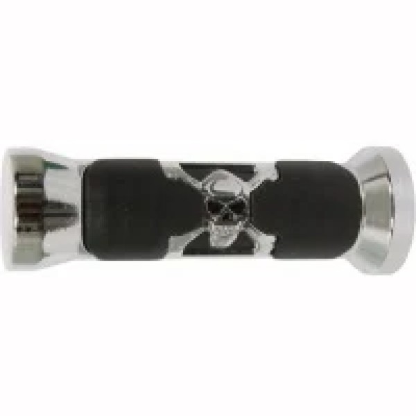 Manopla Custom 7/8" Caveira Cromado NEOPAK K707