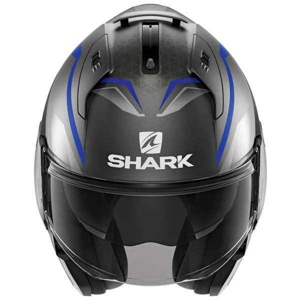 Capacete Shark Evo ES Yari ABS - COR: Cinza/Azul Fosco, TAMANHO: 58