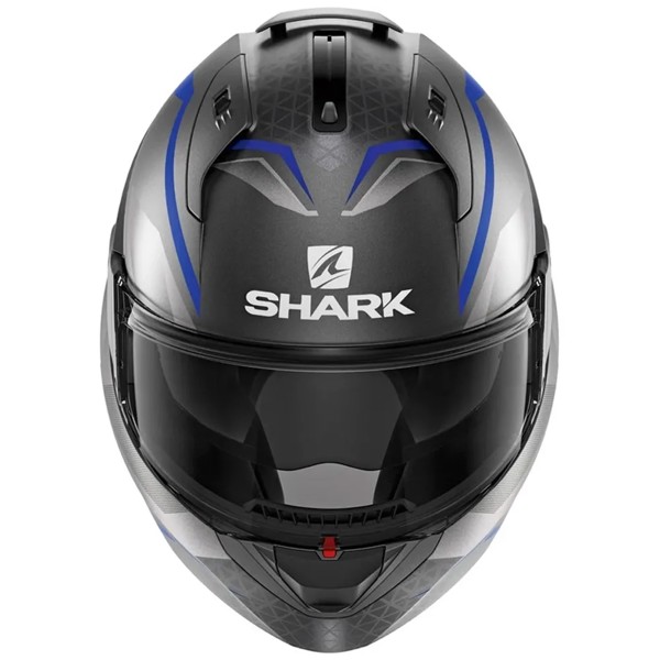 Capacete Shark Evo ES Yari ABS - COR: Cinza/Azul Fosco, TAMANHO: 58