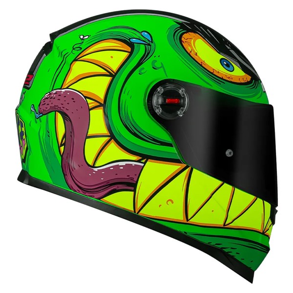 Capacete LS2 F358 Rampage - COR: Verde, TAMANHO: 56